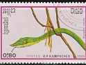 Cambodia - 1989 - Fauna - 0,80 Riel - Multicolor - Fauna, Camboya, Sanke - Scott 905 - Snake Dryophis Nasuta - 0